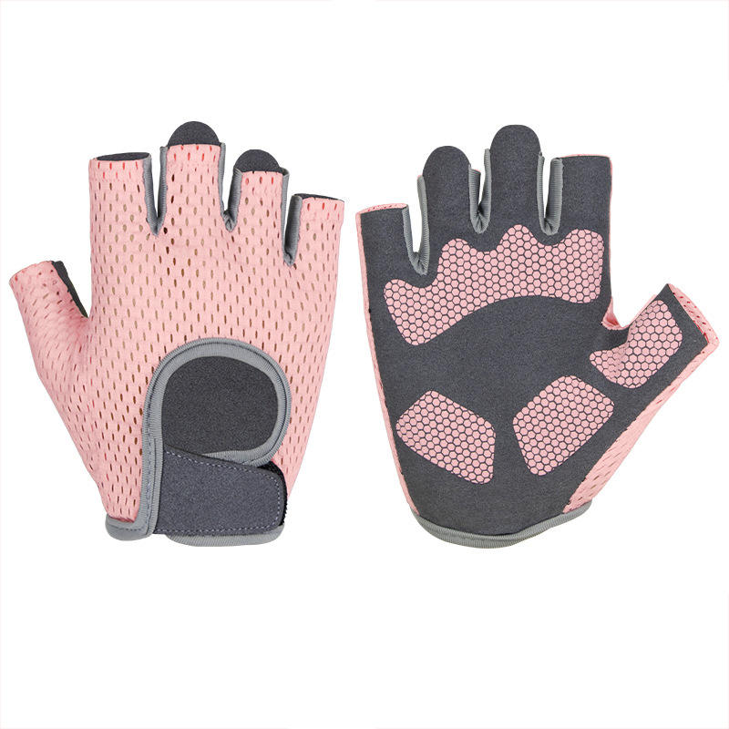 Anti-slip Breathable Half-finger Glove Fitness Sport Workout Weight Lifting  Hand Gloves for Gym