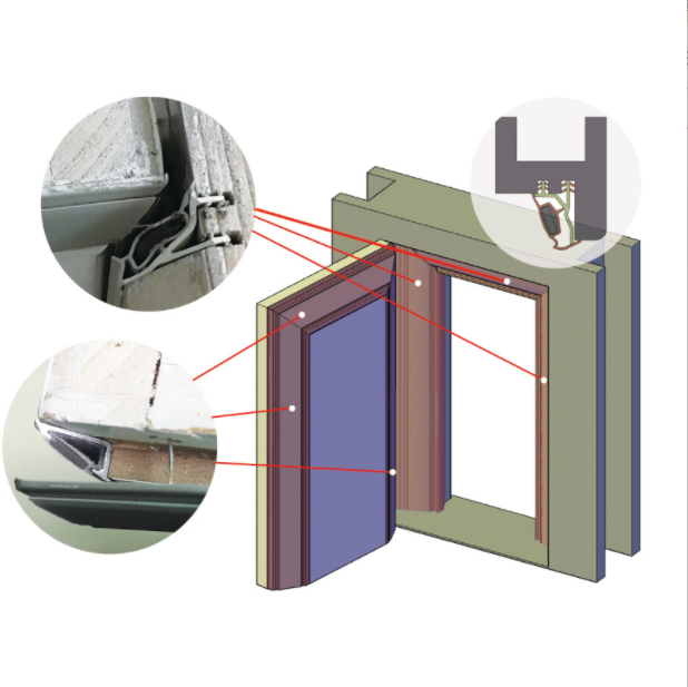 Building Plastic Products Pvc Profiles for
