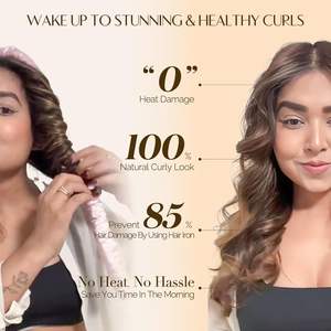 Stirnbänder für Damen, modisches Design als hitzefreier Lockenwickler, keine Hitze, Lockenwickler für müheloses Styling für Wellenformer, DIY Haarstyling - Product Image 3