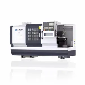 Torno cnc de eixo y, torno de cama plana cnc de 5 eixos, máquina de torno cnc diretamente por atacado da fábrica