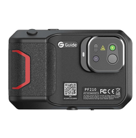 Caméra thermique infrarouge PF210 WiFi, 256x192 pixels thermiques, écran 640x480 pour applications électriques, mécaniques, bâtiment et CVC