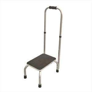 Bangku pijakan kaki 250lbs tugas berat, kaki baja, rangka konstruksi tunggal dapat dilepas, Platform karet Anti selip - Product Image 1