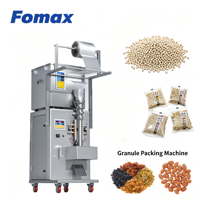 Machine de remplissage et d'emballage verticale automatique pour petits aliments (10-500g) : raisins, cacahuètes, pois, riz et autres granulés/poudres