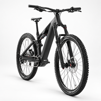 4LEAF Vélo de Montagne Électrique CEF69 en Carbone avec Moteur Bafang M560, Batterie 835Wh et Suspension Totale