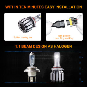 Đèn <span class=keywords><strong>Led</strong></span> Xe Hơi H3 H4 H7 9005 Thiết Kế Bằng Sáng Chế Bóng Đèn Pha <span class=keywords><strong>Led</strong></span> Xe Hơi Tự Động 6500K H11 H10 - Product Image 5