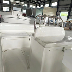 Bateau de pêche à console centrale en PRV de 7 m/23 pi, bateau d'île pour usage commercial avec T-Top et accessoires de pêche - Product Image 5