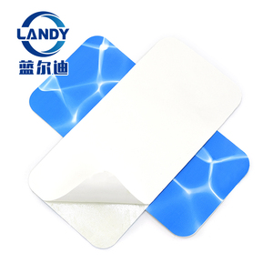 Patch de réparation pour revêtement de <span class=keywords><strong>piscine</strong></span> rectangulaire en PVC, résistant aux UV et à la corrosion, facile à installer - Product Image 1