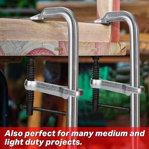 Venta al por mayor de madera de trabajo Alemania tipo C-abrazadera herramienta de prensado C abrazadera estilo americano <span class=keywords><strong>F</strong></span> abrazadera - Product Image 6