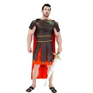 Roman Gladiator Centurion Costumes Halloween Party Cosplay Warrior Costume For Men