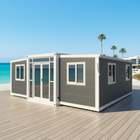 Maison conteneur extensible et pliable de 20, 30 et 40 pieds – Maison mobile, Tiny House, Maison portable pour hôtel et bureau