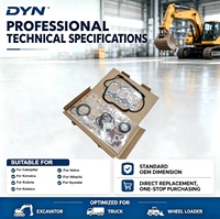 Kit de joints complet pour révision moteur DYN 283-1274, ensemble complet de joints 2831274 pour mini-excavatrice CAT 303.5D 303C CR, pièces de rechange