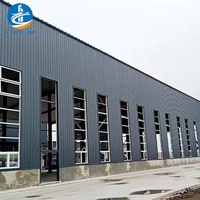 Estructura de Acero Prefabricada Modular Ligera, Estructura Metálica para Almacenes, Talleres, Fábricas, Construcción de Cobertizos de Acero