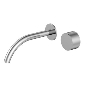 Italian Export All Copper Wall Mounted Basin Faucet Dual Handle Hot Cold Water Concealed Sink Tap - Product Image 3