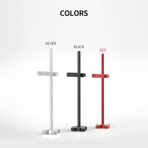 GM961 Soporte de tarjeta gráfica vertical de aluminio Soporte de conector de soporte único Estuche de PC de escritorio Soporte de tarjeta de <span class=keywords><strong>video</strong></span> Soporte de refrigeración Negro - Product Image 6