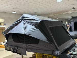 EM <span class=keywords><strong>tente</strong></span> <span class=keywords><strong>de</strong></span> <span class=keywords><strong>toit</strong></span> 2 personnes souple et mince 4x4 échelle en aluminium à coque dure pour camion <span class=keywords><strong>de</strong></span> camping <span class=keywords><strong>toit</strong></span> rigide Ikamper <span class=keywords><strong>tente</strong></span> <span class=keywords><strong>de</strong></span> <span class=keywords><strong>toit</strong></span> en aluminium - Product Image 4