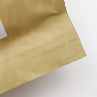 Sacs à soufflets latéraux en papier kraft de qualité alimentaire YSH avec feuille d'aluminium, surface mate et fermeture à lien métallique pour l'emballage de grains de café – Idéal pour les fournisseurs de café