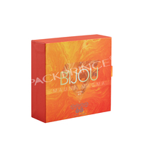 Conception personnalisée paquet de papier maquillage Blush ensemble boîte à tiroirs CMJN impression éponge couverture velours noir insérer boîte d'emballage