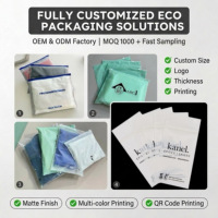 Sacs refermables personnalisés avec logo, transparents, biodégradables, compostables, mini sacs refermables réutilisables pour l'emballage d'électronique grand public