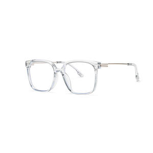 Gafas de Mujer Qianai con Marco Rectangular Anti Luz Azul, Lentes de Acetato, Estilo Coreano con Remaches de Puntos N1-6309 - Product Image 3