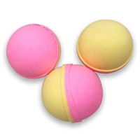 Bombes de bain effervescentes bio certifiées GMPC en gros sous marque privée, ingrédients naturels, couleurs variées, durée de conservation 1 an