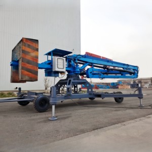 JIUHE 15m 17m 21m ディーゼルおよび電動モバイル油圧コンクリート打設ブーム、スパイダー型コンクリート打設ブームポンプ（建設用） - Product Image 6