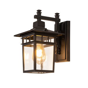 Wholesale Retro Antique Aluminum Wall <b>Lamps</b> Waterproof Rust Proof Solar Powered Front Door Entryway Garden Lighting PC <b>Lamp</b> Body - Product Image 1