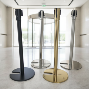 Barrera de Tráfico Apilable en Forma de U de Acero Inoxidable para Filas de Espera - Product Image 3