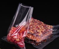Mini-sachets transparents en PET+PE Mylar imprimés en héliogravure, épaisseur 80 microns, scellés sous vide, anti-humidité, pour sushis et aliments pour animaux de compagnie
