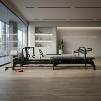Nouveauté : Machine de Pilates Reformer réglable en aluminium M3K avec une capacité de 200 kg pour studio de Pilates et salle de fitness