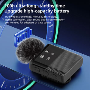 Nuevo Micrófono Inalámbrico Portátil con Clip MS11 <span class=keywords><strong>para</strong></span> Vlog, Entrevistas, Creación de Contenido Telefónico, Micrófono <span class=keywords><strong>para</strong></span> la Mejor Calidad de Audio - Product Image 6