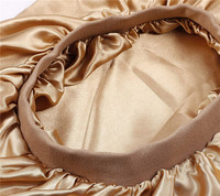 Extra Large Avec Bouton Tresse Bonnets Personnalisé Satin Long Tresse Bonnet Cheveux Bonnet Pour Tresses