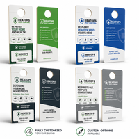 Cartes de porte imprimées pour la lutte antiparasitaire résidentielle, matériel marketing pour exterminateurs, faible MOQ 200