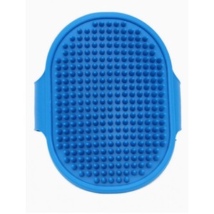 แปรงอาบน้ำสัตว์เลี้ยงแบบมีด้ามจับ ถุงมือ TPR นวดและขจัดขนสุนัข - Product Image 5