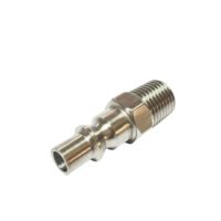 USA type 1/4 BSP NPT acier inoxydable filetage mâle compagnie aérienne tuyau compresseur raccord rapide pneumatique raccord d'air bouchon