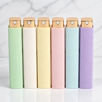 Flacon vaporisateur de voyage 10 ml, couleur bonbon, logo personnalisé, flacon de parfum portable, atomiseur, emballage pour soins de la peau