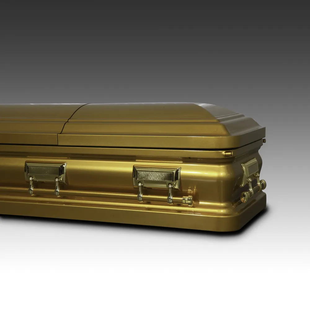 American style cheapest gold casket for adult