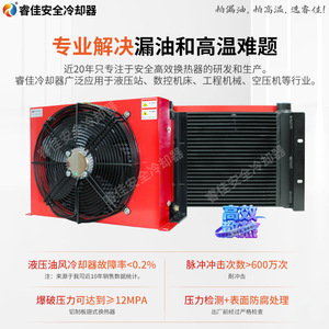 Radiateur d'huile hydraulique Ruijia AH1470T refroidi par air pour système de refroidissement de chariot élévateur et d'excavatrice - Product Image 3