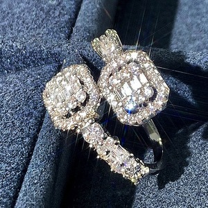 Anello Geometrico Regolabile per Donne, Elegante Gioiello da Dito per Matrimonio - Product Image 2