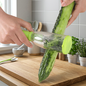 ที่ปอกเปลือกพร้อมถังเก็บเศษผัก 2 สี แดง เขียว สำหรับร้านอาหาร ครัวเรือน - Product Image 4