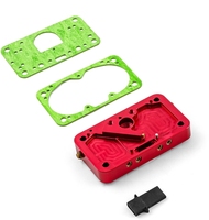 Mesin CNC kustom blok pengukuran sirkuit karburator aluminium Billet kualitas tinggi