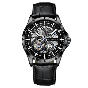 Nouvelle <span class=keywords><strong>Montre</strong></span> Homme en Acier Inoxydable 2026, Boîtier 43mm, <span class=keywords><strong>Tourbillon</strong></span> Creux, <span class=keywords><strong>Montre</strong></span>-Bracelet Mécanique Haut de Gamme, Tendance Affaires - Product Image 1