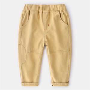 Usine de vêtements pour bébés en Chine, fournisseur de pantalons kaki pour enfants de qualité supérieure, nouveaux modèles, vente en gros - Product Image 2