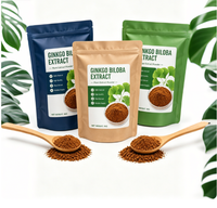 Extrait de Ginkgo Biloba Naturel en Vrac, Standard EGb 761, Qualité Alimentaire, Matière Première Végétale, Poudre pour Complément Alimentaire