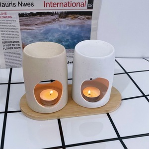 Brûleur d'encens et diffuseur d'huiles essentielles en céramique Le Youda, <span class=keywords><strong>lampe</strong></span> d'aromathérapie, modèle 018 - Product Image 2