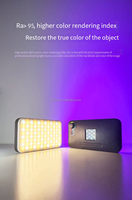INVEER DV L7 RGB – Lumière d'appoint LED portable pour caméra, éclairage vidéo RGB pour vlog, prise de vue mobile et photographie