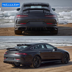 Kit carrosserie LD en fibre de carbone pour Mercedes <span class=keywords><strong>AMG</strong></span> <span class=keywords><strong>GT</strong></span> 50 53 <span class=keywords><strong>43</strong></span> couteau à vent avant lèvre arrière jupe latérale spoiler top wing - Product Image 3