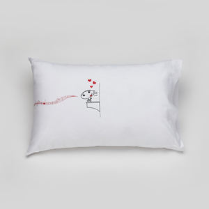 Fronha de travesseiro personalizada, fronha para casal de travesseiro sr. e senhora - Product Image 2