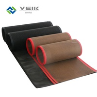Bandes de guidage en maille PTFE résistantes aux acides et aux alcalis pour séchage UV, respirantes, antiadhésives, industrielles, marron/noir, sur mesure