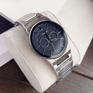 <span class=keywords><strong>FER</strong></span>, superventas, acero inoxidable, negocios, moda, reloj informal, cristal de zafiro, esfera de 42mm, resistente al agua, 50M, reloj de cuarzo para hombre - Product Image 4