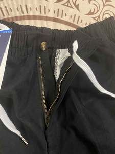 Pantalones Cortos de Pana 100% Algodón para Hombre RL, Corte Holgado, Cierre de Cremallera de Cinco Puntos, Color Sólido, Casual, Transpirable y Tejido - Product Image 6